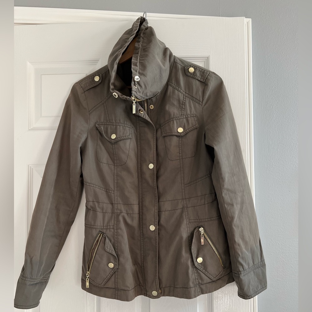 Cole Haan green utility jacket
